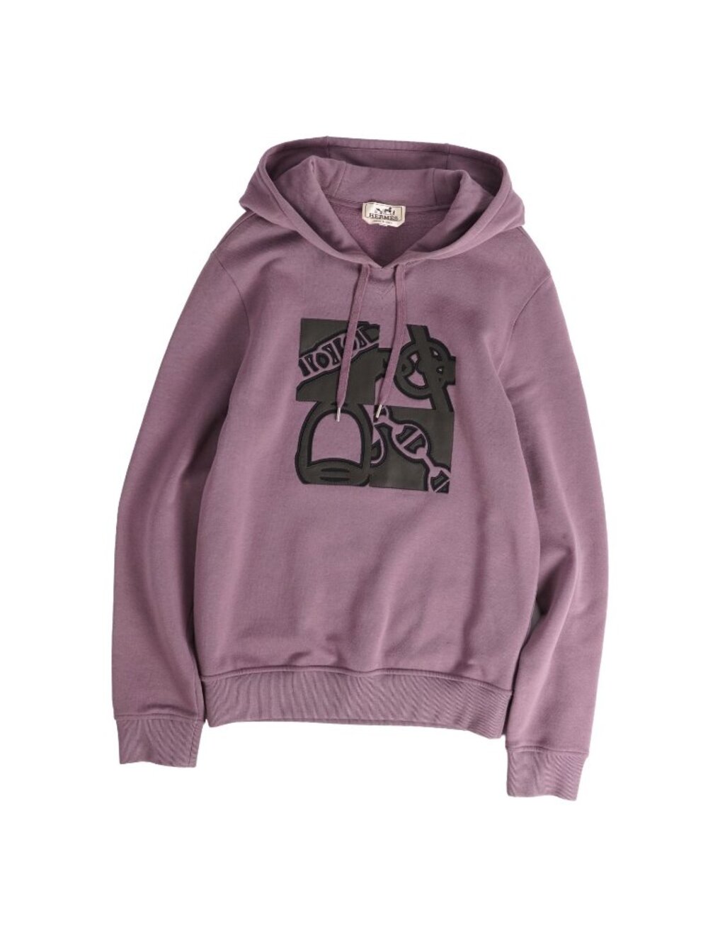 Hermes Hoodie Metallerie Au Carre Metal Rio Long Sleeve Sweatshirt Top XS